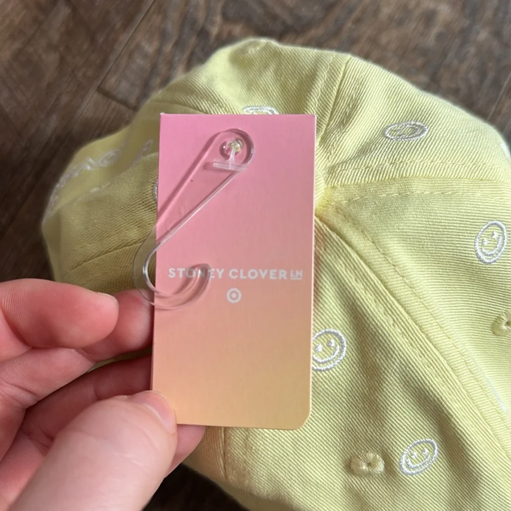 Stoney Clover Yellow Smiley Face Baseball Cap